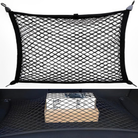 WTZWYFWJ Filet De Rangement Coffre De Voiture,Filet Voiture Pour Rangement Camping Car,80×60cm Peut être étendu Jusqu'à 180×120c