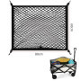 WTZWYFWJ Filet De Rangement Coffre De Voiture,Filet Voiture Pour Rangement Camping Car,80×60cm Peut être étendu Jusqu'à 180×120c