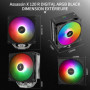 Thermalright Assassin X 120R ARGB Black Refroidisseur d'air numérique pour processeur, vitesse 2000 tr/min, 12 cm, silencieux, p