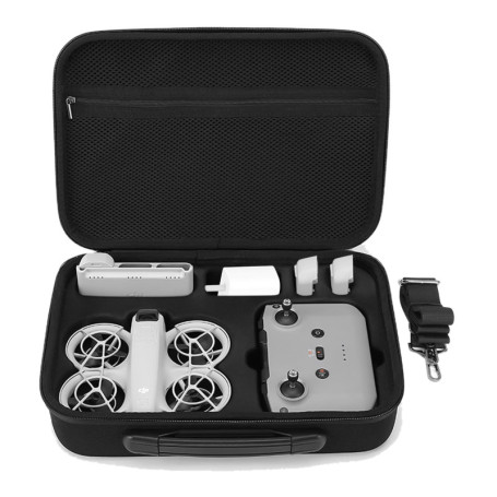 SOBEAU Sac de Rangement pour DJI Neo, Sacoche de Transport, Rigide Étui de Voyage pour DJI Neo, Radiocommande RC-N3 et Accessoir