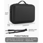 SOBEAU Sac de Rangement pour DJI Neo, Sacoche de Transport, Rigide Étui de Voyage pour DJI Neo, Radiocommande RC-N3 et Accessoir