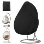Zhufas Housse de Protection Chaise Suspendue,Couverture de Chaise Suspendue 210D Oxford Imperméable avec Fermeture éclair et Cor
