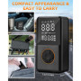 FAOKZE Compresseur à Air Portatif,150PSI Pompe a Velo,Mini Pompe à Air Électrique 4000mAh,Gonfleur Pneus Voiture avec Écran LCD 