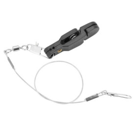 Alomejor Libérer Snap Clip Power Grip Libérer Clip + Ligne De Pêche en Acier + B Forme Pin pour Pêche en Bateau
