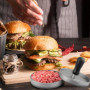Presse à hamburgers avec 100 papiers antiadhésifs, fabricant antiadhésif de steaks de viande pour la réalisation de BBQ, de cuis