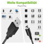 Coomoors Chargeur 3DS, Câble de Charge USB 1,2m, Chargeur Ds Lite, Consoles Jeux et Accessoires, Câble de Charge d'alimentation 