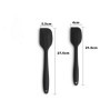 Spatule en Silicone,3 Pcs Spatules en à la Chaleur Spatule en Silicone Sspatule à Pâtisserie de Cuisine noyau en Acier Inoxydabl