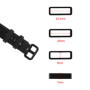FuzlPnag 15 PCS Silicone bracelet De Montre boucle,Boucles de Rechange en Caoutchouc Siliconé, 20 mm Boucles de Bracelet,Passant