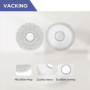 VACKING Pièces de rechange compatibles avec Ecovacs Deebot T20 Omni / T20e Omni Accessoires, 1 brosse principale, 2 filtres HEPA