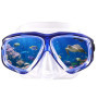 OPAMOO Lunettes de Plongée, Lunettes de Natation avec Réglables, Lunettes de plongée pour Adultes, Vision à 180 Degrés View avec