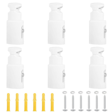 6 Pièces Fixation Seche Serviette Fixation Radiateur Fonte Support Radiateur Distance Réglable Support Radiateur Convient aux Ra