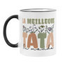 Mug Cadeau Tata - Tata d'amour pour toujours - Imprimé en France- Tasse Tante - Annonce Naissance - Grossesse - Annonce Future T