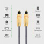 cable optique audio 2m Toslink Cable fibre optique Technologie surround AC3 et DTS Cable coaxial audio Convient aux téléviseurs,