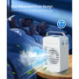 Ventilateur Climatiseur Mobile, mini Climatiseur Portable, Refroidisseur d'air 4 en 1 avec 70° Oscillation,4 Vitesses de Ventila