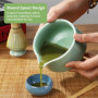 5 pièces Matcha Kit Fouets à Matcha Convient à la Préparation de Thé Matcha pour la Maison, le Bureau et le Salon de Thé Fouet M