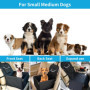 TAMOWA Siege Auto Chien, Siège Auto pour Chien avec Côtés Robustes et Ceinture de Sécurité pour Chien, Siège Voiture Chien pour 