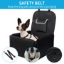 TAMOWA Siege Auto Chien, Siège Auto pour Chien avec Côtés Robustes et Ceinture de Sécurité pour Chien, Siège Voiture Chien pour 