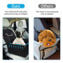 TAMOWA Siege Auto Chien, Siège Auto pour Chien avec Côtés Robustes et Ceinture de Sécurité pour Chien, Siège Voiture Chien pour 