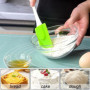 Spatule Silicone, 2 Pcs Spatule Silicone Patisserie, Mini Spatule de Cuisine Résistante à la Chaleur, pour Cuisine, Remuer, Enro