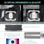 Thermalright AssassinX120 SE ARGB Refroidisseur d'air CPU ventilateur silencieux, AX120, 4 caloducs, TL-C12C-S PWM avec roulemen