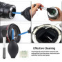 KuuZuse Kit de Nettoyage pour appareils Photo Reflex numériques avec tampons de Nettoyage APS-C, Chiffons en Microfibres, Stylo 
