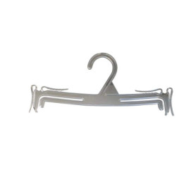 Kiroplast Lot de 60 cintres transparents en plastique béquilles sous-vêtements cintres en plastique omets soutiens-gorge culotte