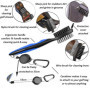 Kingrun Accessoires de Golf, Kit Nettoyage de Golf, Serviette de Golf, Brosse de Golf, Golf Divot Pliable avec Marqueur de Balle