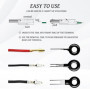 26 Pièces Outils pour Enlever les Bornes, Auto Terminals Enlèvement Outil, Outil d'épingle Terminal Removal Tool, Extracteurs de