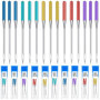 Aiguilles de Machine à Coudre 30Pcs, Universelles Régulière Standard Aiguilles en Métal avec Bouteilles 65/9, 75/11, 90/14, 100/