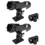 QWORK® 2 Pièces Support de Canne à Pêche - Réglable à 360 ° - Monter Horizontalement/sur des Murs/sur des Rails - pour Bateau Ka