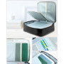 QWORK® Sac à Documents Ignifuge, Organisateur de Documents Importants, boîte à Documents verrouillable, étanche, pour Documents 
