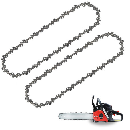 EPLZON 300 mm 3/8"LP 1,3 mm 45 maillons Chaîne de tronçonneuse Faible Rebond Chaîne de tronçonneuse compatible avec Einhell, Bos