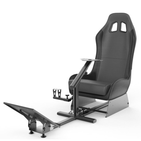 cirearoa Support de Roue de Course avec siège de Conduite de Chaise de Jeu Cockpit pour Tous Logitech G923 | G29 | G920 | Thrust