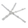 Harnais Chaise Haute, 5 Points pour Harnais de Sécurité Bebe Réglable Sangle Chaise Haute Bebe Universelle Pour Haise Haute/Pous