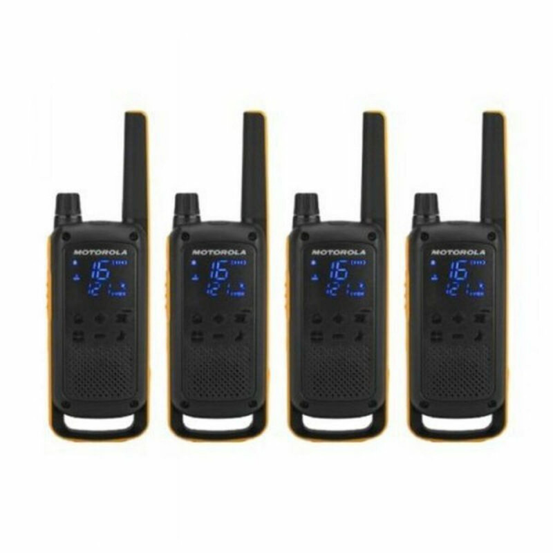 Motorola Talkabout T82 Extreme Quad Pack radio bidirectionnelle 16 canaux Noir, Orange