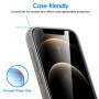 JETech Protection d'Écran pour iPhone 12 Pro Max 6,7 Pouces, Film en Verre Trempé, Lot de 3