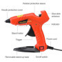 ValueMax Pistolet à Colle Chaude 30W avec 20 Bâtons de Colle 7x100 mm, Pistolet à Colle Electrique de Chauffage Rapide, Anti Eco