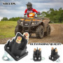 SOLLON Relais de Solénoïde de Démarreur 12V 4 Broches Contacteur 12 volts 862-1241-211-12, Convient pour Tracteur Tondeuse, Moto