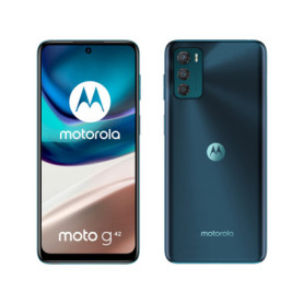 Motorola Moto G42 - Smartphone, triple caméra 50 Mpx, écran OLED FHD+, batterie 5000 mAh, 4/128 Go extensible, double SIM, Andro