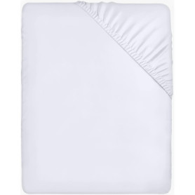 Utopia Bedding Drap Housse - Blanc, 200 x 220 cm - Coupes de 35 cm pour Matelas épais - Microfibre brossée