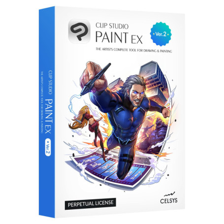 CLIP STUDIO PAINT EX - Version 2 | Perpetual License | for Microsoft Windows and macOS
