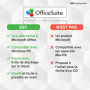 OfficeSuite Home & Business – Licence à vie – Documents, Sheets, Slides, PDF, Mail & Calendar pour 1 PC Windows