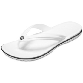 Crocs Mixte Crocband Flip Tongs, White, 39/40 EU