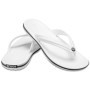 Crocs Mixte Crocband Flip Tongs, White, 39/40 EU