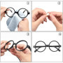 20 Paires Plaquettes de Nez en Silicone, Adhésif Plaquett Lunette, Protection Nez Antidérapant pour Lunettes et Lunettes de Sole