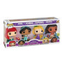 Funko Pop! Disney Princess - Ultimate Princess Glow 4-Pack