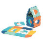 LUDI - Tapis Bords Et Coins - Jeu D'Encastrement - Éveil Bébé - Amortit Les Chocs, Isole Du Froid - Dès La Naissance - Développe