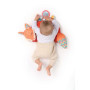 LUDI - Coussin D'Activités Renard - Jeu D'Éveil Bébé - Dès 3 Mois - Développe Les Sens, La Tonicité & Le Renforcement Musculaire