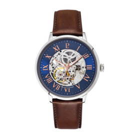 Pierre Lannier Homme Analogique Automatique Montre avec Bracelet en Cuir 322B164