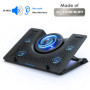 EMPIRE GAMING - Turboost Aluminium Refroidisseur a air PC Ordinateur Portable Gamer - 5 Ventilateurs - Support 12 à 17 Pouces - 